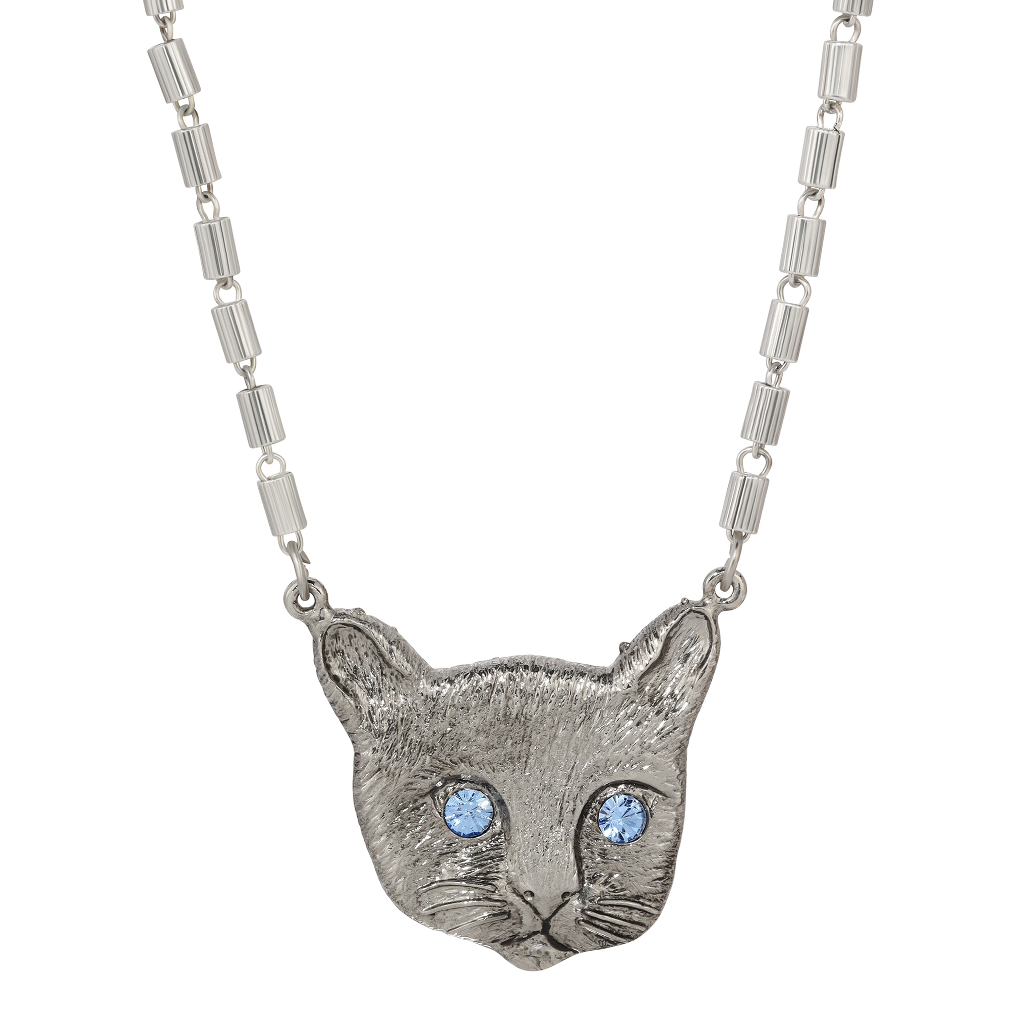 Vin fas SS925 cats eyes 14 2024 in necklace