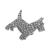 1928 Jewelry Deco Crystal Scottish Terrier Pin