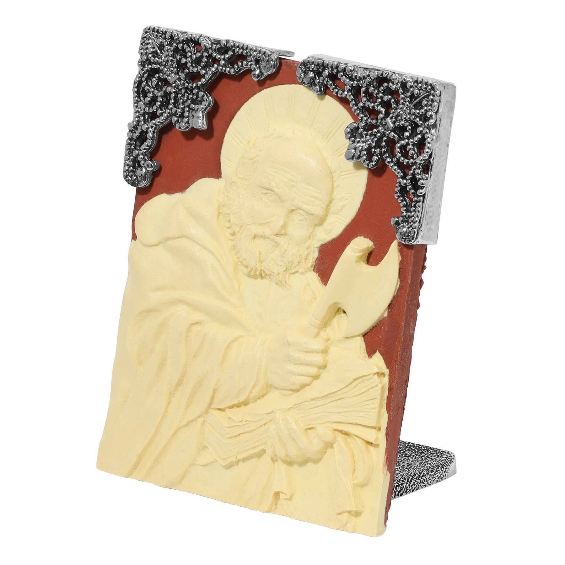 Symbols Of Faith St Jude Cameo Tabletop Deco Plaque