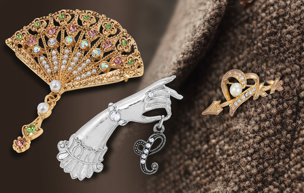 Brooches and pins collection