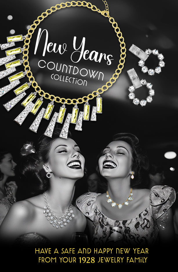 New Years Countdown Collection. Have a safe and happy New Year from your 1928 Jewelry family. 