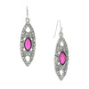 2028 Jewelry Art Deco Inspired Leaf Drop Earrings