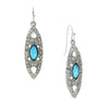 2028 Jewelry Art Deco Inspired Leaf Drop Earrings