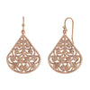 1928 Jewelry Filigree Teardrop Earrings