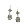 1928 Jewelry Tailored Double Starburst Drop Earrings