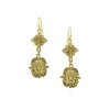 1928 Jewelry Tailored Double Starburst Drop Earrings