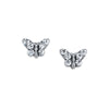 1928 Jewelry Petite Crystal Butterfly Stud Earrings