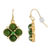 1928 Jewelry Four Round Gemstone Drop Earrings