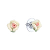 1928 Bridal Petite Porcelain Rose Stud Earrings