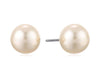 1928 Jewelry 8mm Faux Pearl Stud Earrings