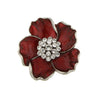 2028 Jewelry Enamel & Glass Stone Crystals Flower Pin