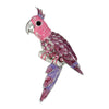 2028 Jewelry Neotropic Enamel & Crystal Perched Parrot Pin