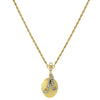 1928 Jewelry Crystal Initial Gold Locket Necklace 16