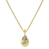 1928 Jewelry Crystal Initial Gold Locket Necklace 16