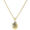 1928 Jewelry Crystal Initial Gold Locket Necklace 16