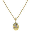 1928 Jewelry Crystal Initial Gold Locket Necklace 16