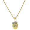 1928 Jewelry Crystal Initial Gold Locket Necklace 16