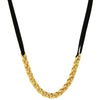 1928 Jewelry Classic Gold Chain Black Choker Necklace 16