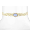 1928 Jewelry Ivory Heart Lace Choker With Moonstone Necklace 12