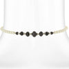 1928 Jewelry 6mm Faux Pearl Strand And Crystal Coil Choker Necklace 15