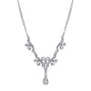 1928 Bridal Crystal Teardrop Bridal Necklace 15