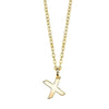 1928 Jewelry Initial Letter Pendant Necklace 20