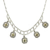 1928 Jewelry 5 Faux Marcasite & Gold Tone Octagon Drop Necklace 15