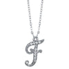 1928 Jewelry European Crystal Initial Necklace 16