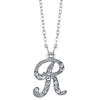 1928 Jewelry European Crystal Initial Necklace 16