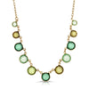 2028 Jewelry Multi Color Channel Crystal Necklace 16