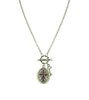 1928 Jewelry Birthstone Cross Locket Necklace 24