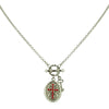 1928 Jewelry Birthstone Cross Locket Necklace 24