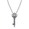 1928 Jewelry Antiqued Key Whistle Pendant Necklace 30