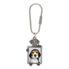 1928 Jewelry Dog Picture Carabiner Key Chain