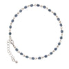 1928 Jewelry Blue Beaded Chain Anklet 9