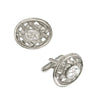 1928 Jewelry Lattice Crystal Cufflinks