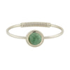 1928 Jewelry Gemstone Spring Hinge Bracelet