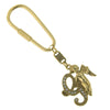 1928 Jewelry Crystal Accent Initial Angel Carabiner Key Chain