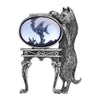 1928 Jewelry Cat And Fish Bowl Pin