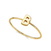 1928 Jewelry Gold Initial Ring Size 7