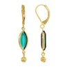 1928 Jewelry Euro Crystal Fluted Bead Drop Earrings