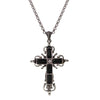 Symbols Of Faith Octagon Crystal Cross Pendant Necklace 18