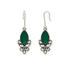 1928 Jewelry Classic Filigree Navette Gemstone Earrings