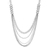 1928 Jewelry Classic Faux Pearl & Crystal Link Chain Necklace 32