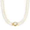 1928 Jewelry Classic Double 6mm Faux Pearl Strand Necklace 16