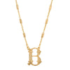 1928 Jewelry Old Fashioned Initial Pendant Necklace 15