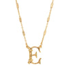 1928 Jewelry Old Fashioned Initial Pendant Necklace 15