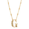 1928 Jewelry Old Fashioned Initial Pendant Necklace 15