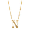 1928 Jewelry Old Fashioned Initial Pendant Necklace 15