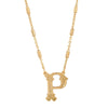 1928 Jewelry Old Fashioned Initial Pendant Necklace 15